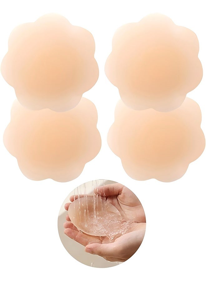 4PCS Flower Nipple Covers Reusable Nipple Cover for Women Nipple Pasties Pasty Nipple coverings - Image 1